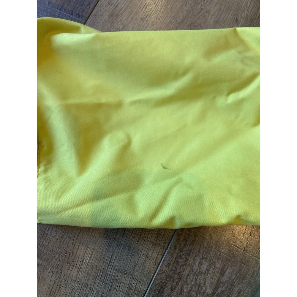 Vintage Y2K Volcom Snowboard Jacket Yellow Hooded Graphic Lining Mens XS